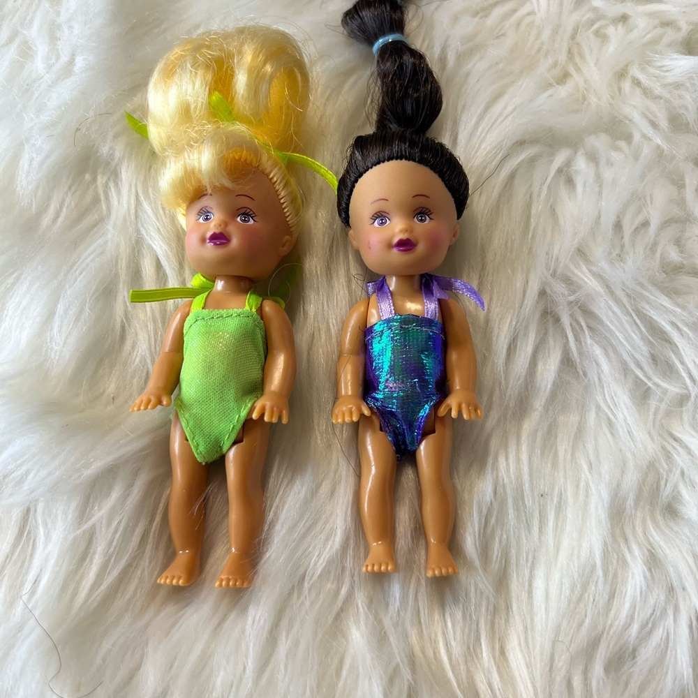 Barbie Kelly Dolls - set of‎ 2 - blonde and dark brown hair - 1994 ? - Picture 2 of 5